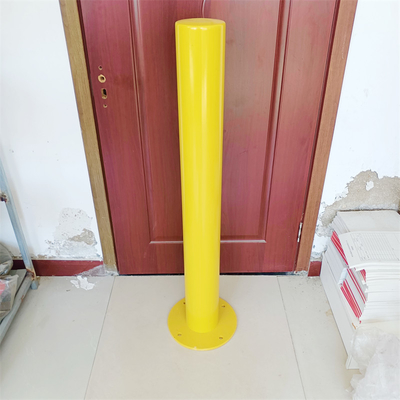 ISO9001 Traffic Barrier Parking Stainless Steel Bollard Post 1000mm Untuk Keselamatan Jalan Raya