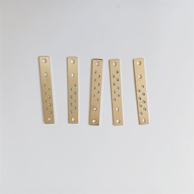 Electric Bronze Automotive Stamping Parts Polishing Finish Layanan ODM