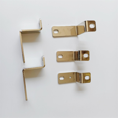 Perangkat Keras Bagian Stamping Stainless Steel Menyikat Finish Stamping Bagian Logam