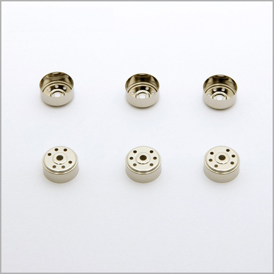 Stamped Deep Drawn Metal Parts Polishing Finish Untuk Perangkat Keras