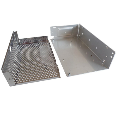 Layanan Fabrikasi Lembaran Logam Stainless Steel Kustom Lubang Punch Cutting Parts